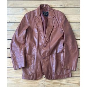 Vintage LEATHERS By JEFFERY Leather Jacket Size 38